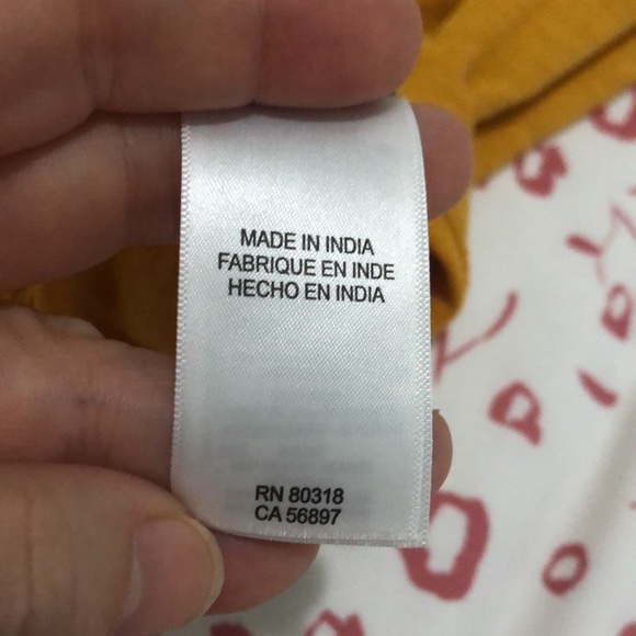 Lucky Brand Mustard Yellow Bohemian Embroidered Blouse Womens Size S/P - Picture 9 of 12